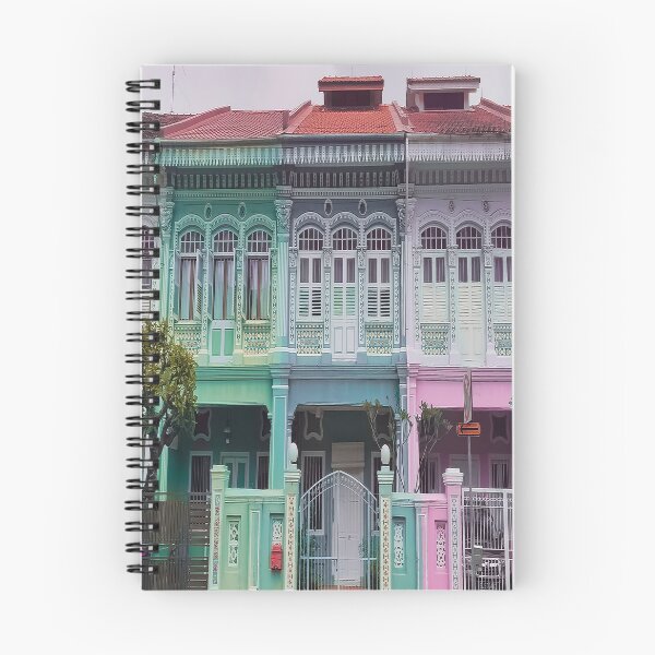 Item preview, Colourful Peranakan Shophouses, Singapore designed and sold by Happiness Creators.