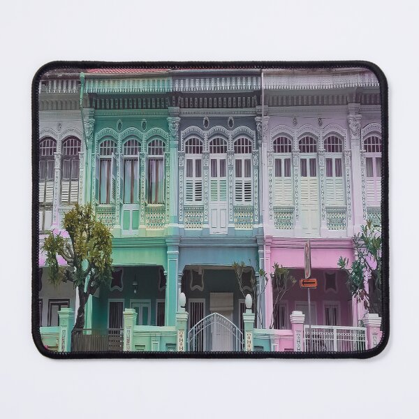 Item preview, Colourful Peranakan Shophouses, Singapore designed and sold by Happiness Creators.
