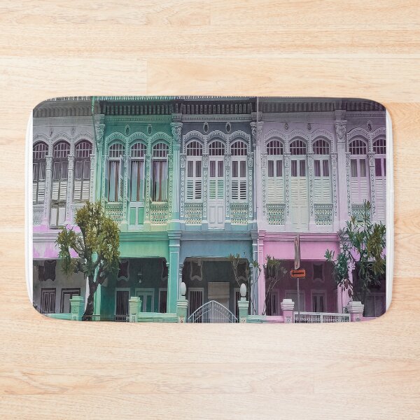 Item preview, Colourful Peranakan Shophouses, Singapore designed and sold by Happiness Creators.