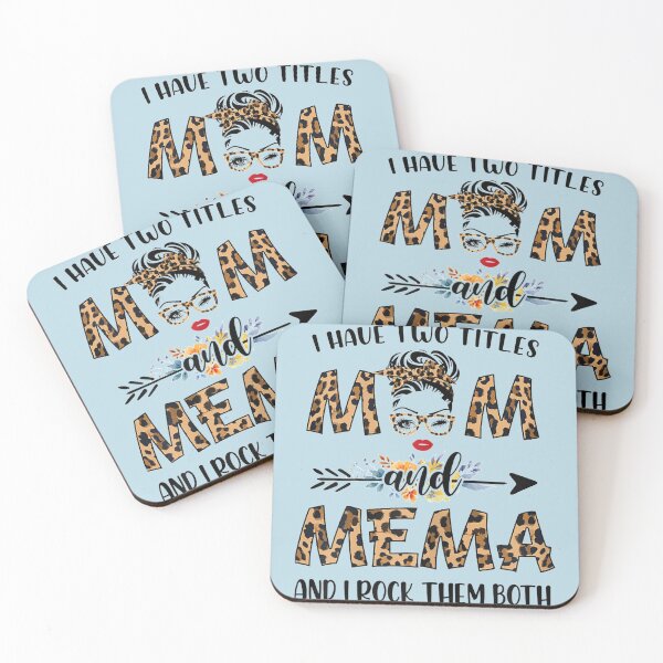 Item preview, I Have Two Titles Mom And Mema  designed and sold by BeautyFlower111.
