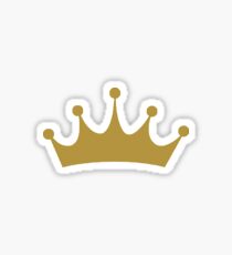 Simple Crown Graphic Sticker