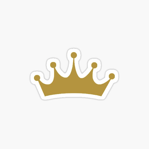 Simple Crown Graphic Sticker for Sale by TonyRosato