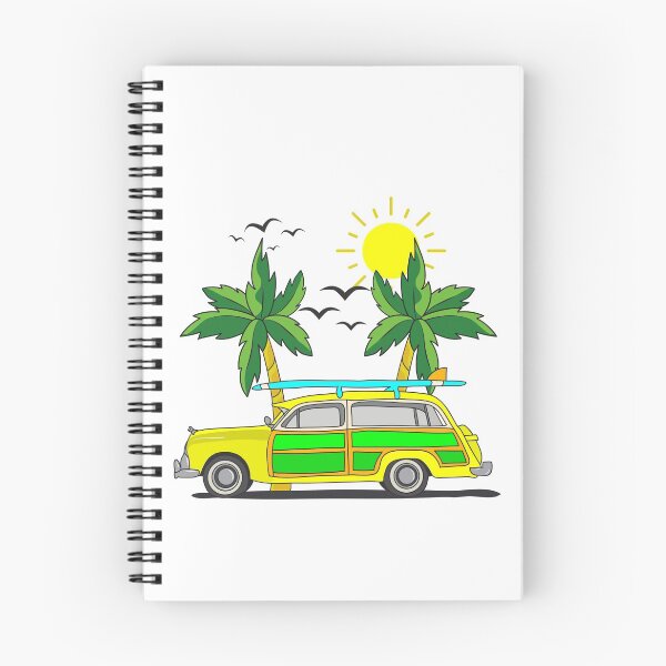 Item preview, Yellow Van With Surfboard sticker, retro surfer sticker designed and sold by ds-4.