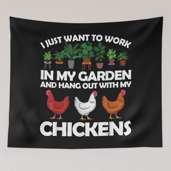 Aperçu de l'œuvre Funny Chicken For Men Women Gardening Chicken Lovers Garden créée et vendue par David231231.