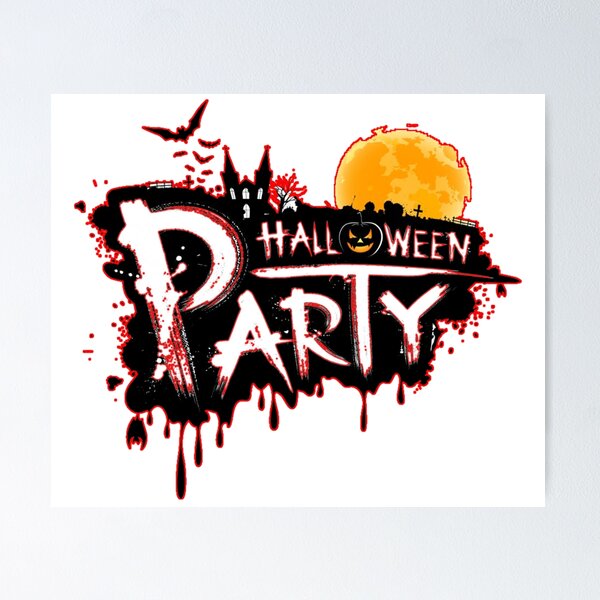 Item preview, Halloween Party New Art designed and sold by Premium-Cart.
