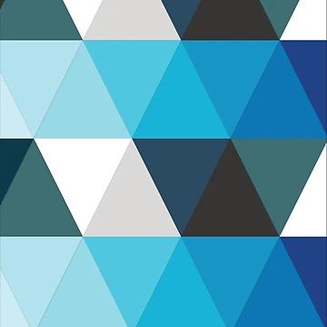 Artwork thumbnail, Colorful Triangle Pattern by FridPix