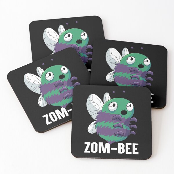 Item preview, Zom-Bee Cute Bee Zombie English Funny Word Play designed and sold by Coconil.