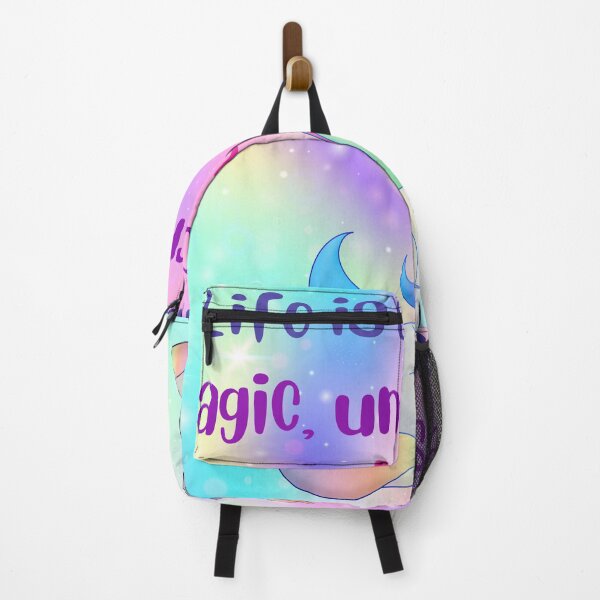 Item preview, Life is All About Magic, Unicorns and Love Cute Rainbow Unicorn  designed and sold by silviaol.