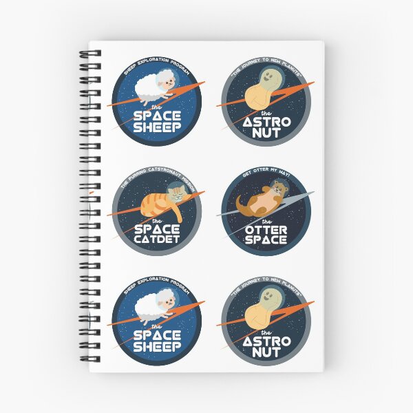 Item preview, Space Animals Patches | Sticker Pack | Funny Gift Ideas designed and sold by Fluffy-Vectors.
