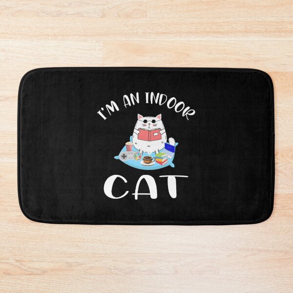 Item preview, I'm An Indoor Cat designed and sold by verdecuddly.