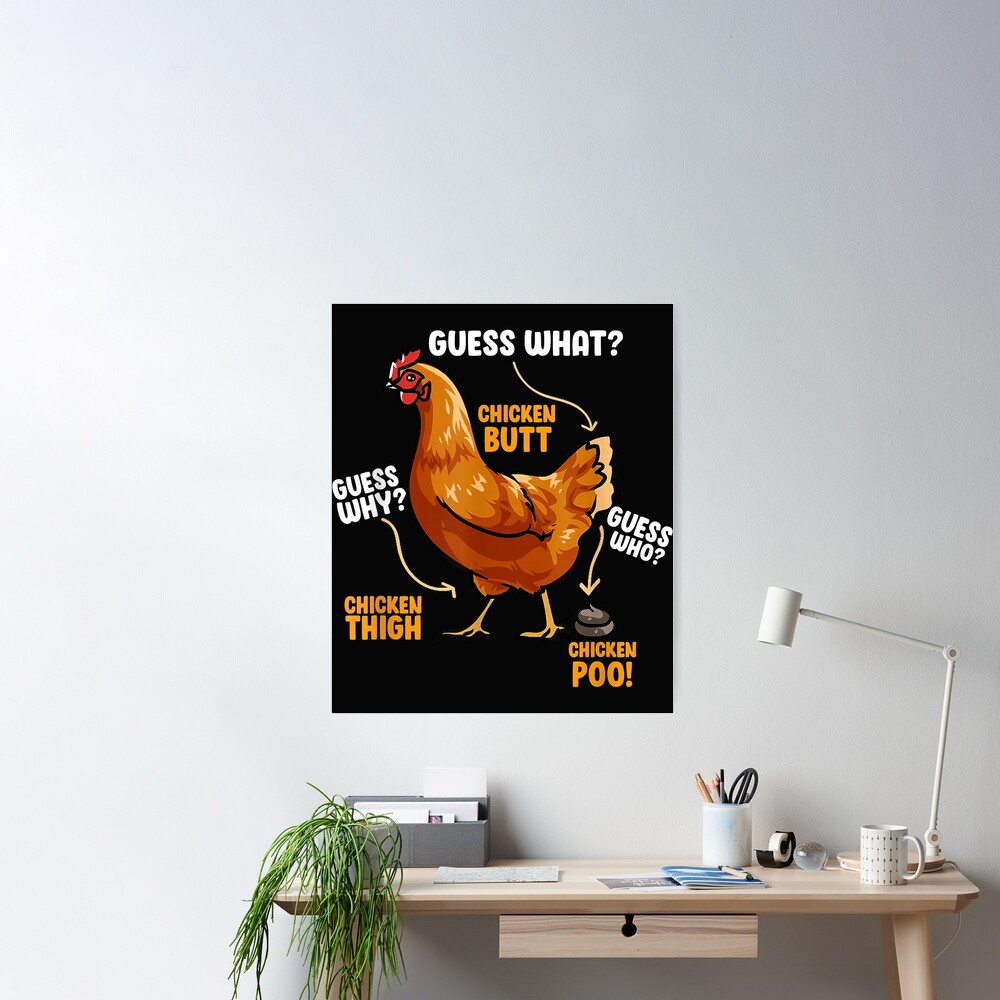  2022 New Chicken Butt Magnet, Funny Animal Butt