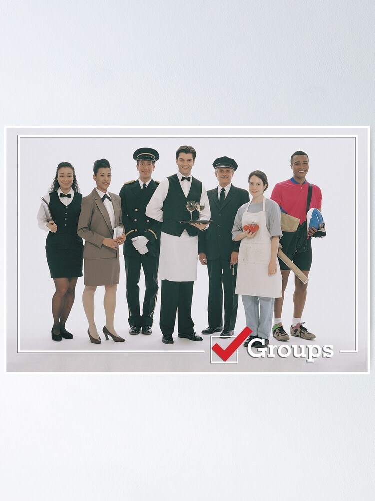 Alternate view of GROUPS: Service Industry Poster