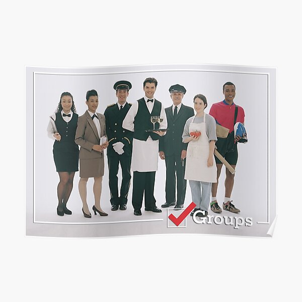 GROUPS: Service Industry Poster