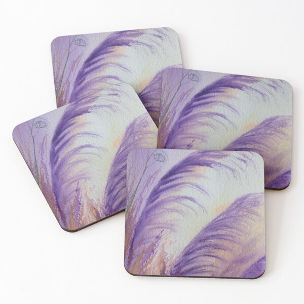 Item preview, Purple Grass heads designed and sold by Ceri Jones.