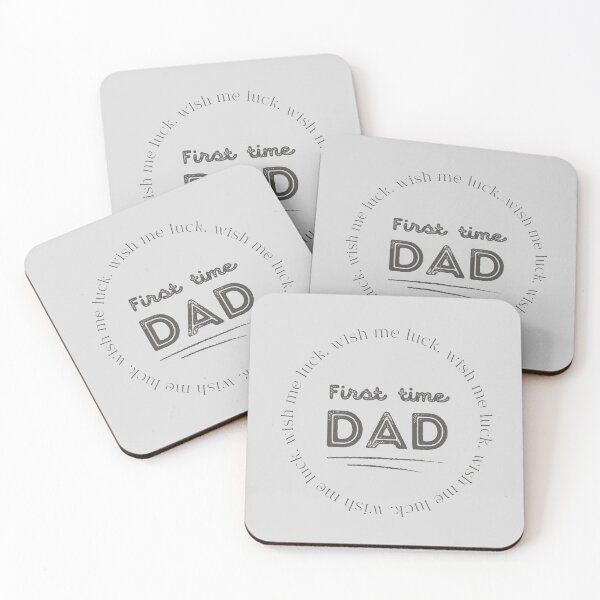 Item preview, First time Dad - Wish me luck designed and sold by windcolors.