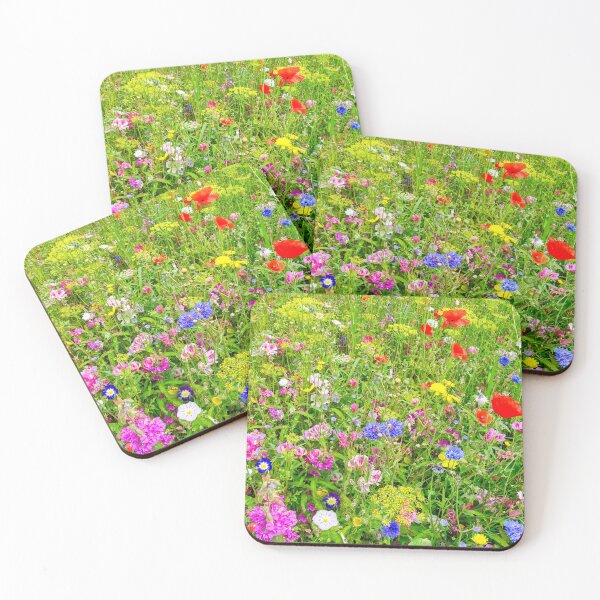 Item preview,   Wildflower Meadow with Colorful Flowers     designed and sold by HappyBunny3.