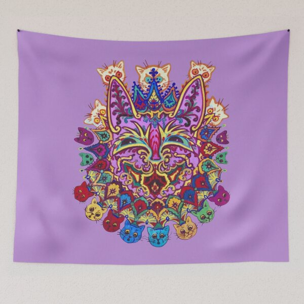Item preview, Louis Wain, Cat with Cat Necklace designed and sold by Vatroslav.