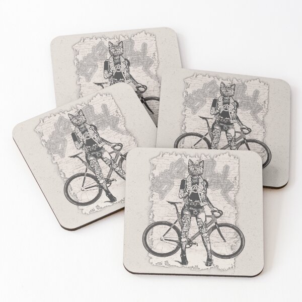 Item preview, Bike Punk Cat designed and sold by tabemisa.