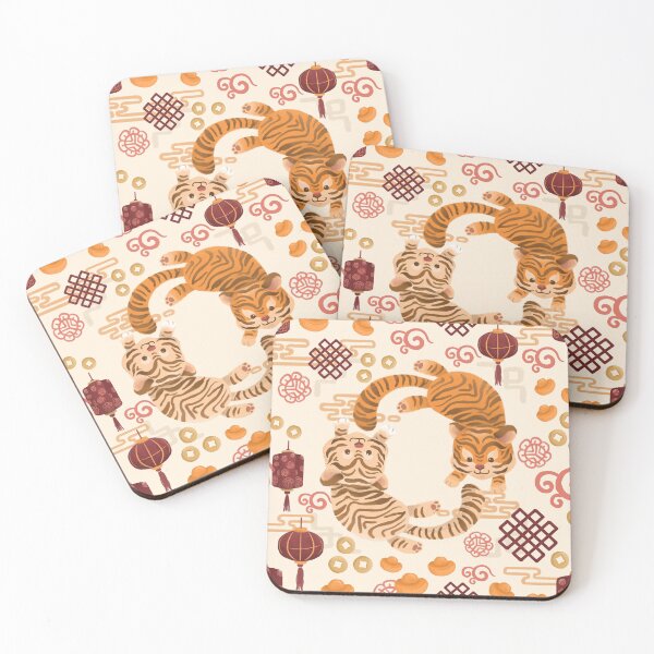 Item preview, The Ying Yang Tiger Pattern designed and sold by Khotekmei.