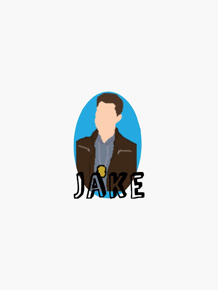 "Jake Name" Sticker for Sale by Wolfie18 Redbubble
