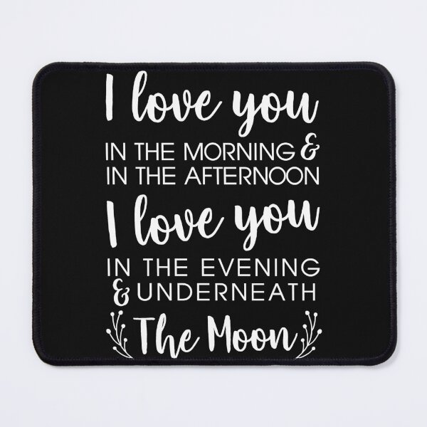 Item preview, i love you in the morning and designed and sold by Best-Designers.