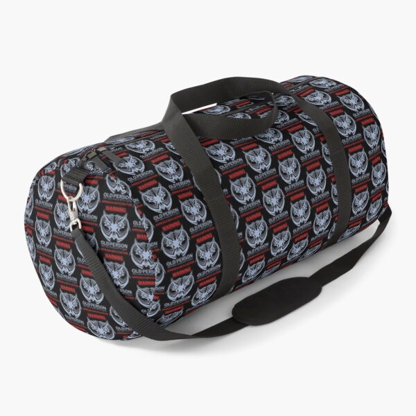 Item preview, WARNING. OLD PERSON with zero hoots left to give. designed and sold by Scribblehound.