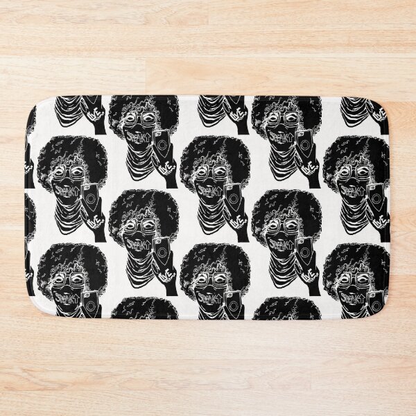Item preview, Live Free/Speak Up Selfie (black) designed and sold by blackdragon4.