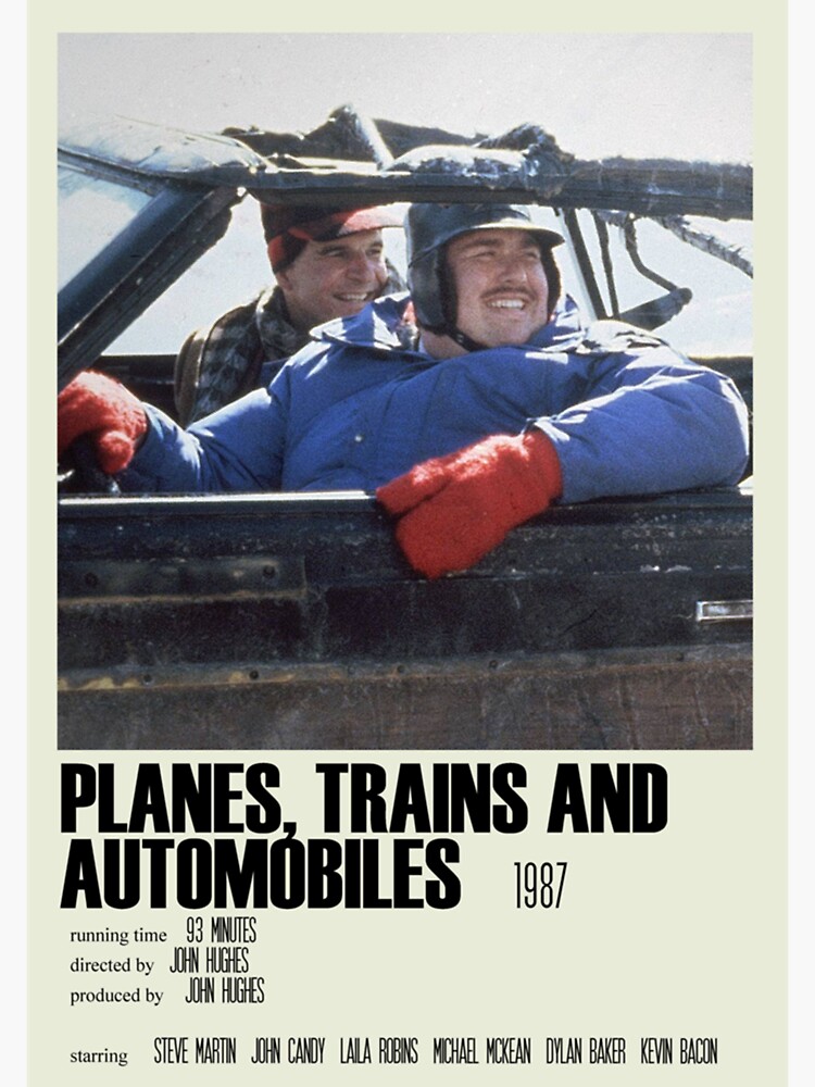 "Planes, Trains and Automobiles Alternative Art Movie Large (3