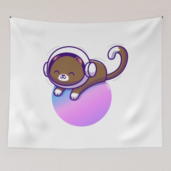 Item preview, catgender love the space Cute kitty on a Lgtb planet   designed and sold by Mehdi Art.