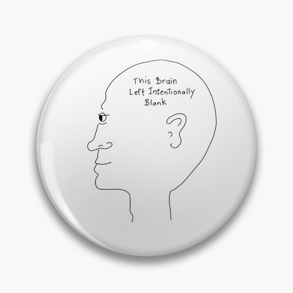 Item preview, This Brain Left Intentionally Blank designed and sold by TheCercus.