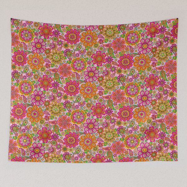 Item preview, Pink Floral Paisley designed and sold by emmaheeson.