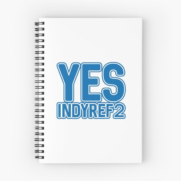 Item preview, YES INDYREF2, Scottish Independence Saltire Blue and White Layered Text Slogan designed and sold by MacPean.