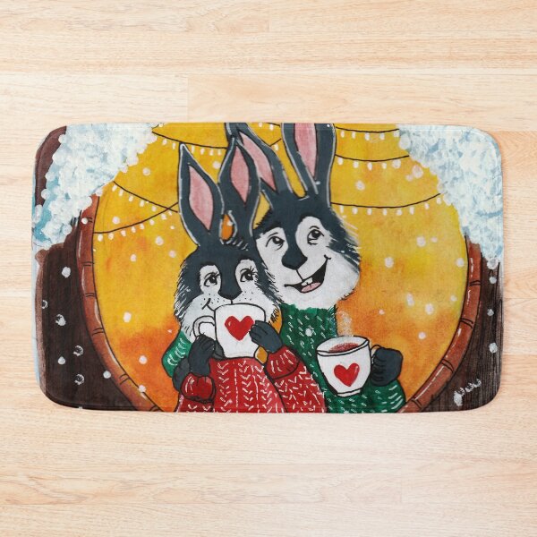 Item preview, Bunny Couple designed and sold by LataArtStudio.