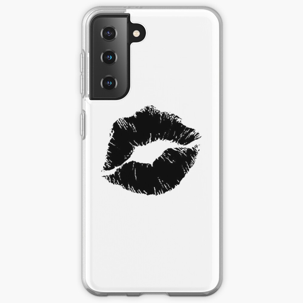 Black lips Case & Skin for Samsung Galaxy