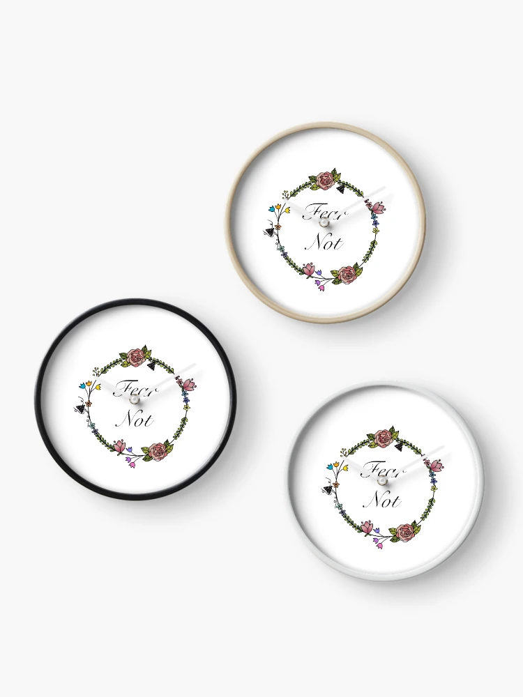 Thumbnail 3 of 4, Clock, Fear not designed and sold by RMSdesigns.