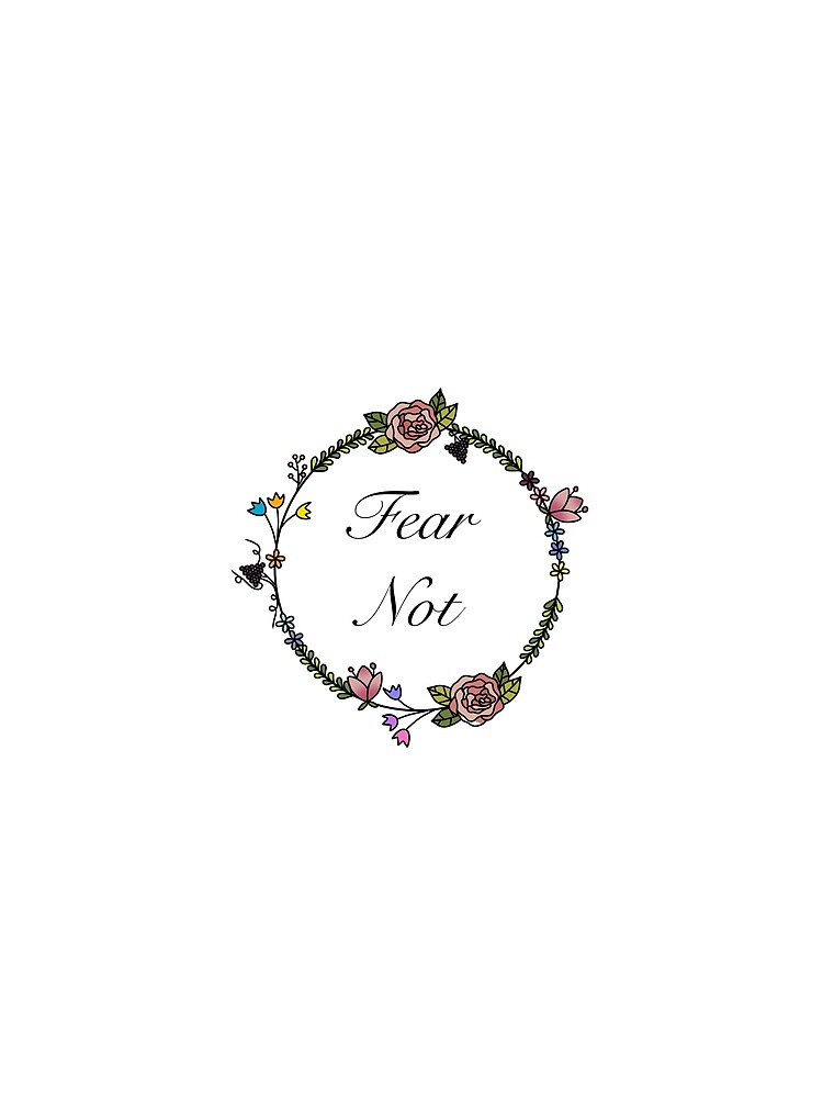 Thumbnail 3 of 3, Scarf, Fear not designed and sold by RMSdesigns.