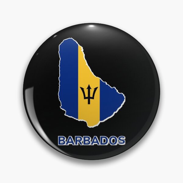 Artikelvorschau, Barbados Flaggenkartendesign entworfen und verkauft von AEGMEDIA.
