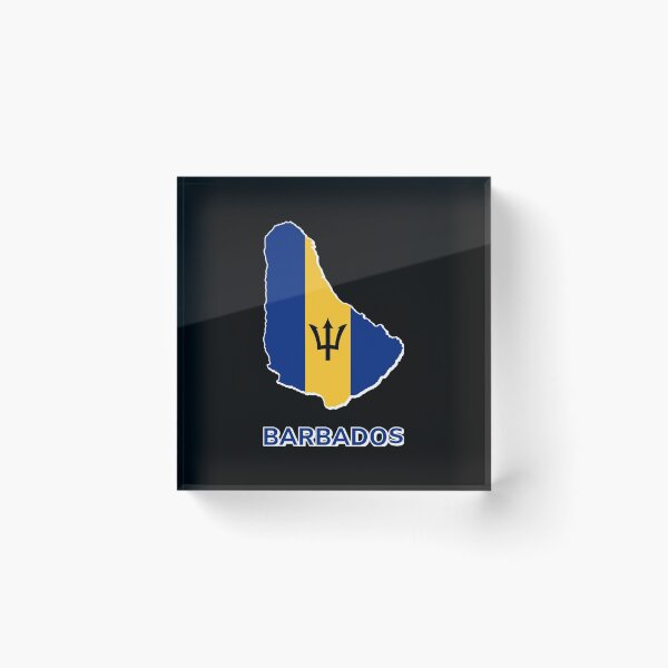 Item preview, Barbados Flag  Map design  designed and sold by AEGMEDIA.