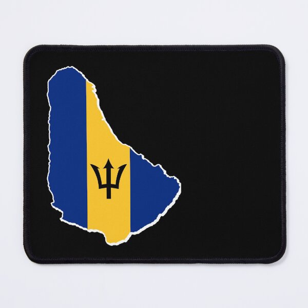 Item preview, Barbados Flag Map design designed and sold by AEGMEDIA.