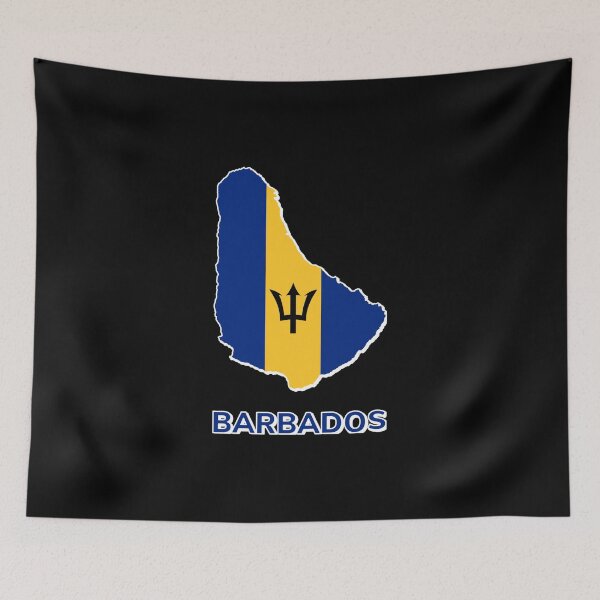 Item preview, Barbados Flag  Map design  designed and sold by AEGMEDIA.