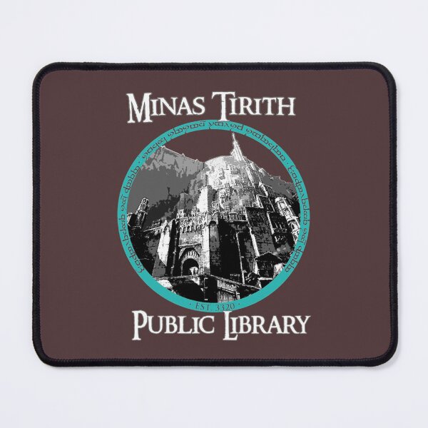 Item preview, MINAS TIRITH PUBLIC LIBRARY   designed and sold by CulturalGarage.