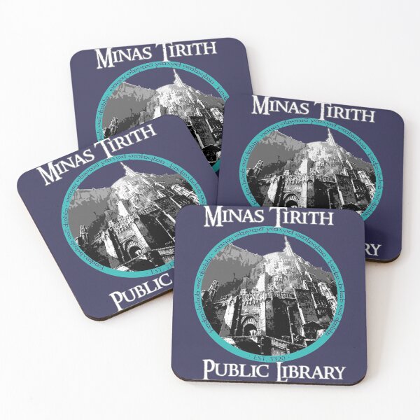 Item preview, MINAS TIRITH PUBLIC LIBRARY   designed and sold by CulturalGarage.