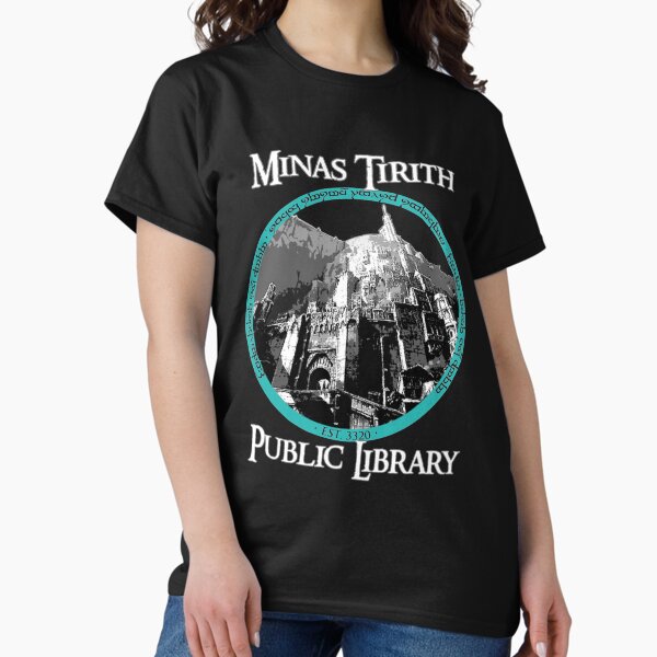 Item preview, MINAS TIRITH PUBLIC LIBRARY   designed and sold by CulturalGarage.