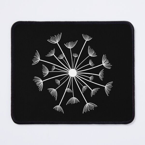 Item preview, Minimal dandelion (white) designed and sold by gegogneto.