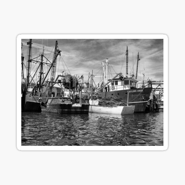 "Fleet at Rest in Gloucester MA" Sticker by Ruthie33 Redbubble