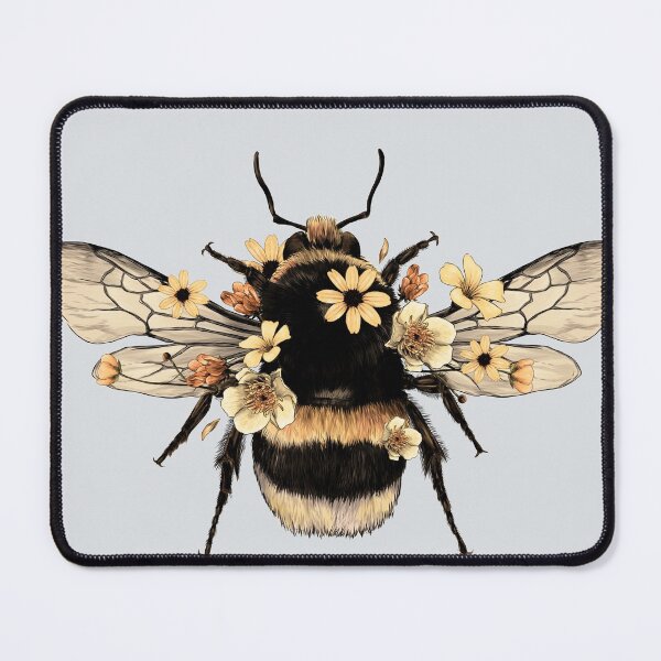 Item preview, Behr ETCHED GLASS Grey Bee designed and sold by AuraTherapeia.
