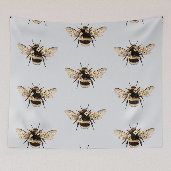 Item preview, Behr ETCHED GLASS Grey Bee designed and sold by AuraTherapeia.