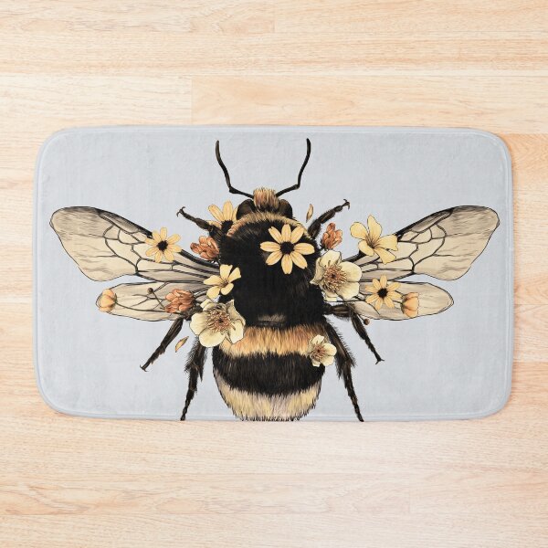 Item preview, Behr ETCHED GLASS Grey Bee designed and sold by AuraTherapeia.
