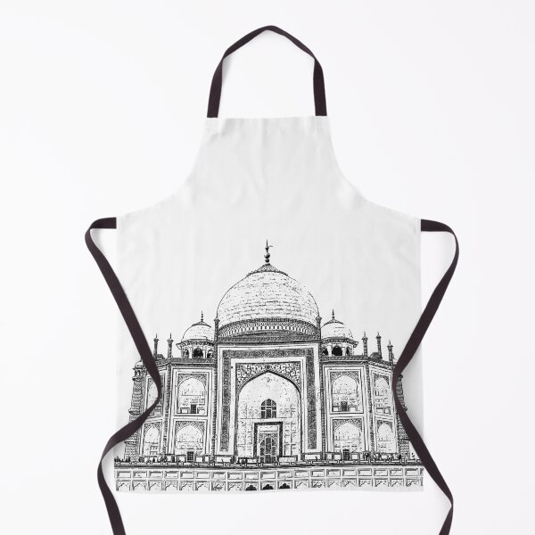 Item preview, Taj Mahal Agra, India, image converted to line drawing, modern art, wall art, print, personalised gifts, custom printed gifts designed and sold by CameraDesign.