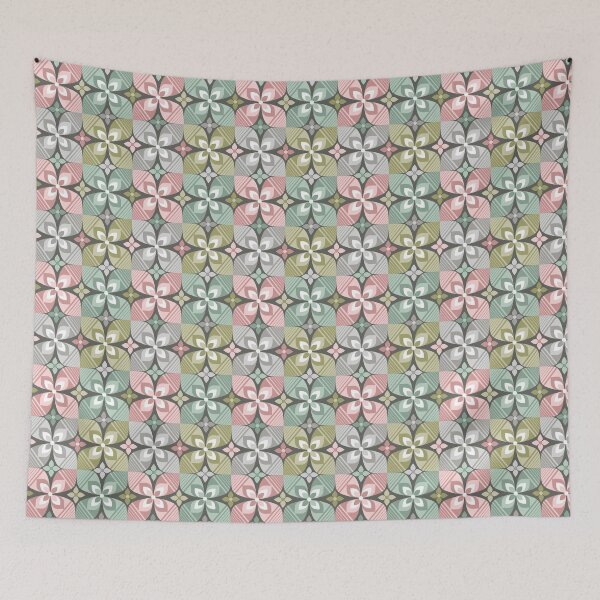 Item preview, Retro Floral Geometric designed and sold by emmaheeson.
